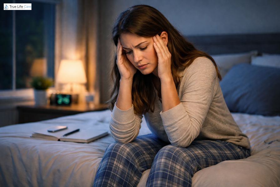 overthinking and sleepless nights