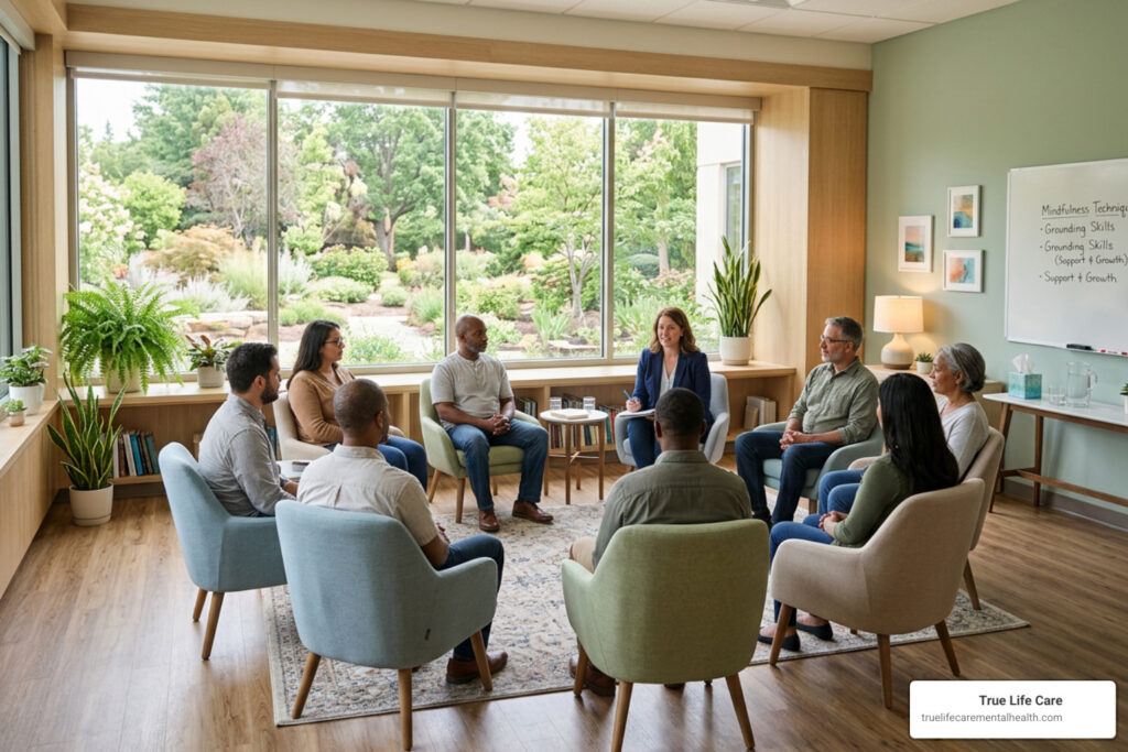 acute psychiatric inpatient care facility modern therapeutic setting